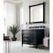 James Martin Vanities Brittany 36in Single Vanity, Black Onyx w/ 3 CM Carrara Marble Top 650-V36-BKO-3CAR - alternate 2